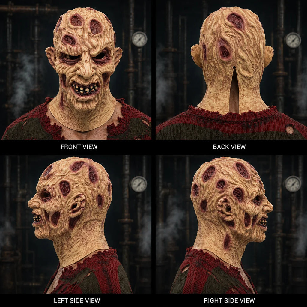 Masque Cauchemar Brûlé — Latex intégral