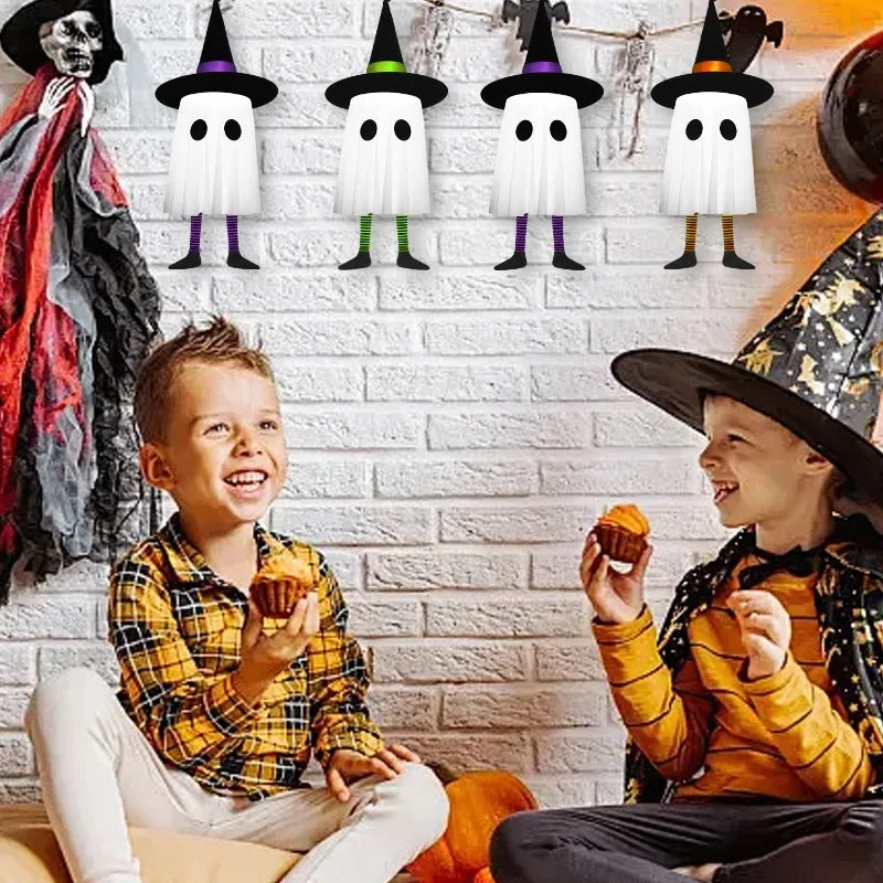 Fantômes lumineux à suspendre pour Halloween