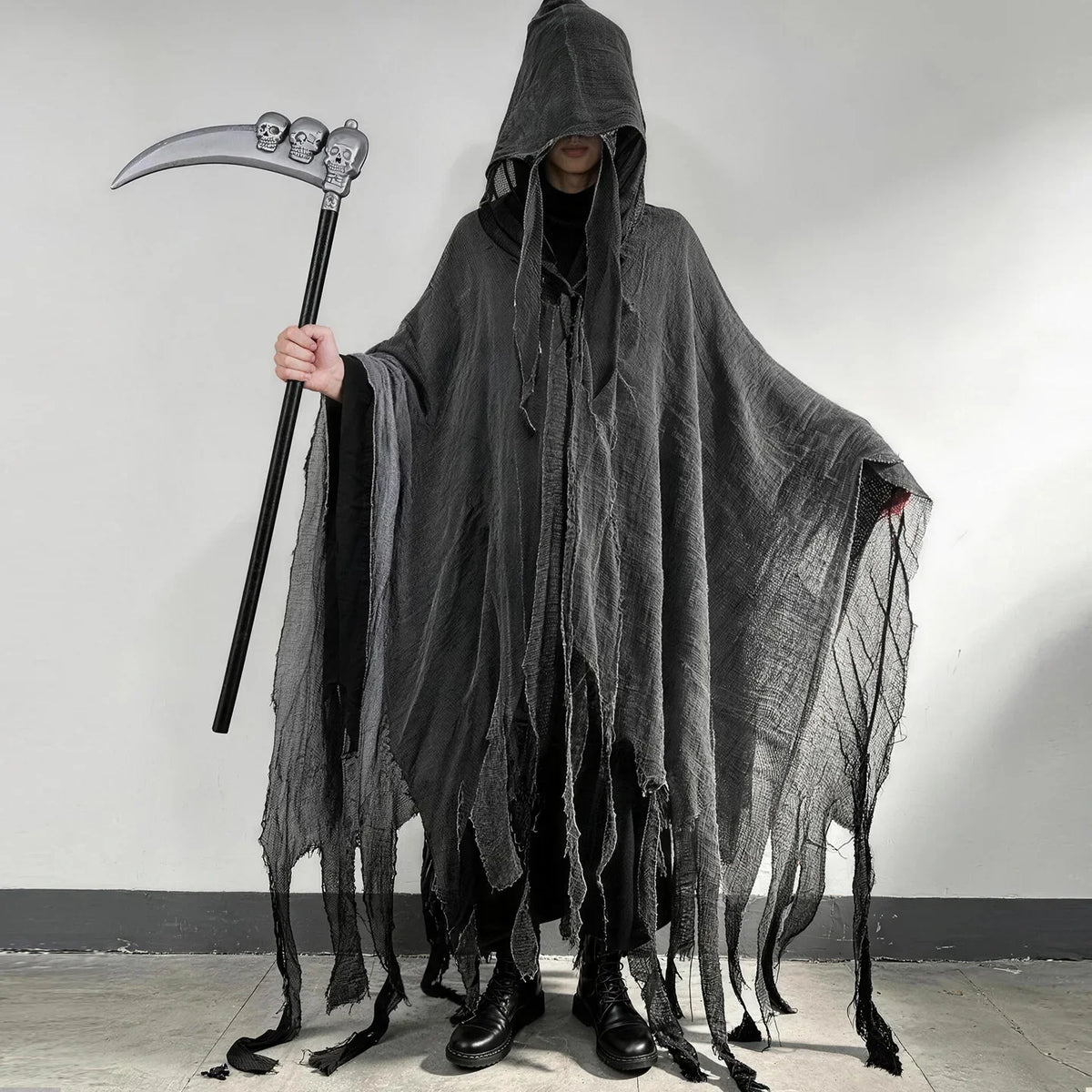 Spectre Déchiré — Cape à capuche adulte