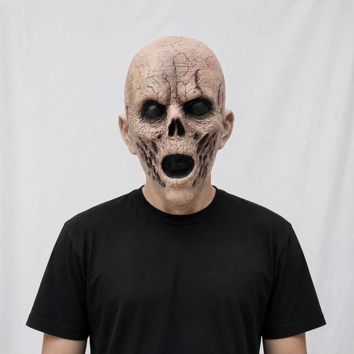 Masque Crâne Fissuré — Latex intégral