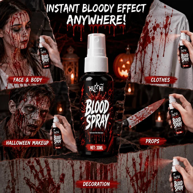 Spray de faux sang réaliste pour Halloween