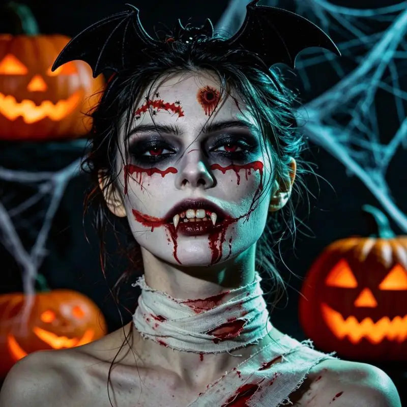 Tatouages Halloween — Cicatrices et motifs horrifiques, 10 planches