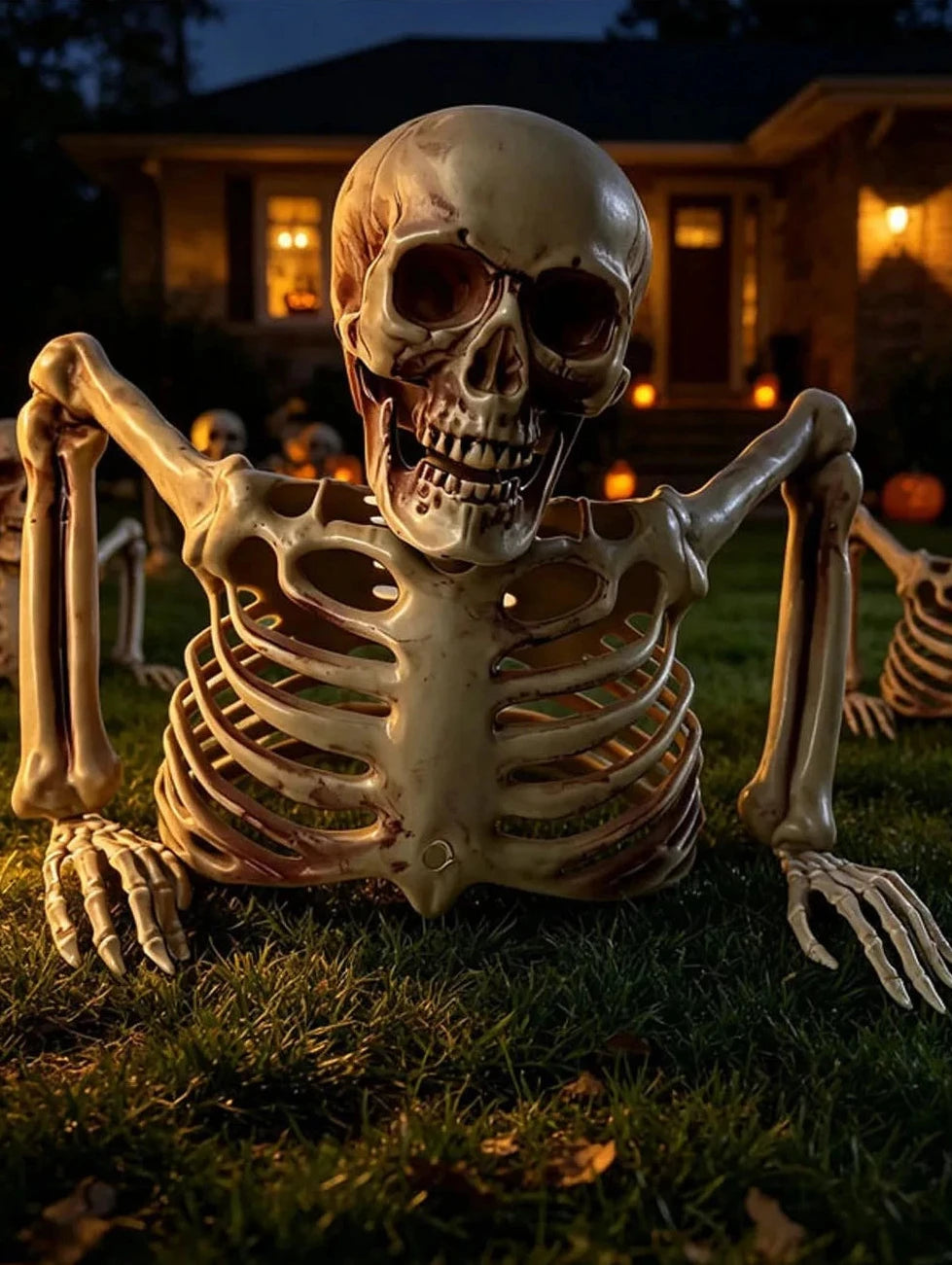 Décoration demi-squelette Halloween — Intérieur & extérieur