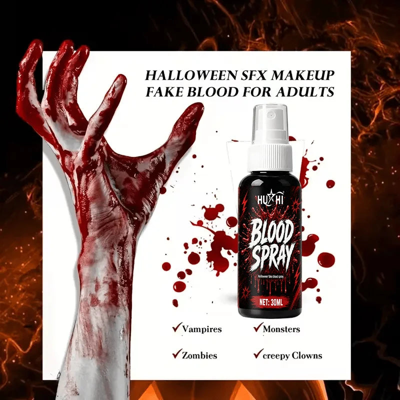 Spray de faux sang réaliste pour Halloween
