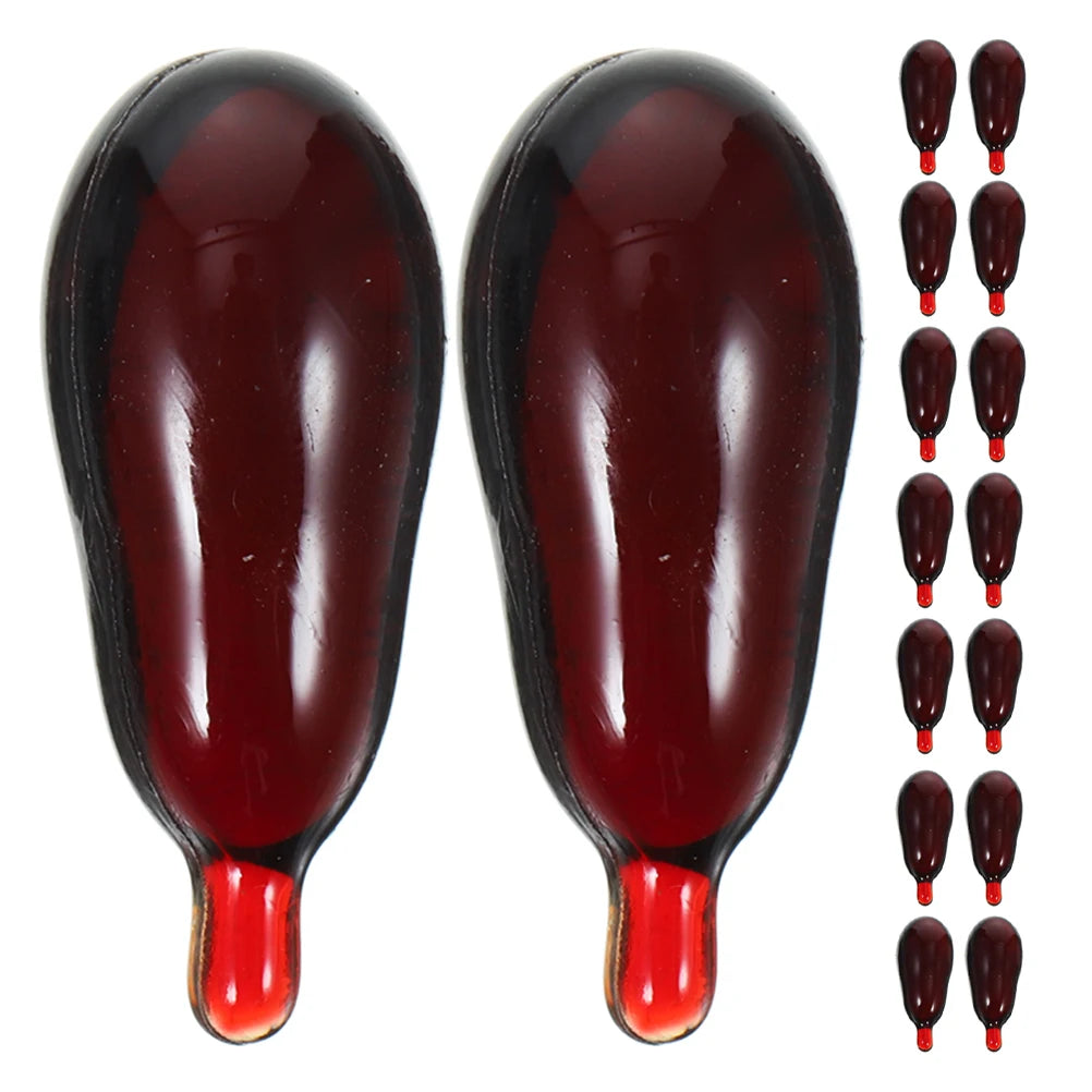 20 capsules de faux sang pour Halloween