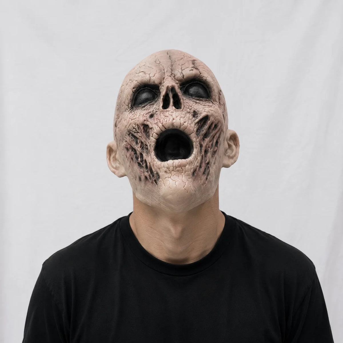 Masque Crâne Fissuré — Latex intégral