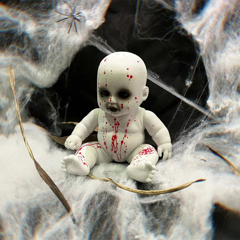 Poupée fantôme à suspendre, décoration effrayante pour Halloween