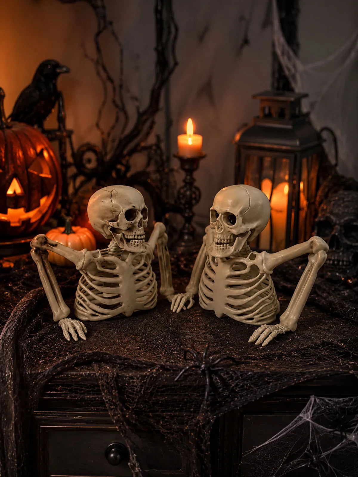Décoration demi-squelette Halloween — Intérieur & extérieur