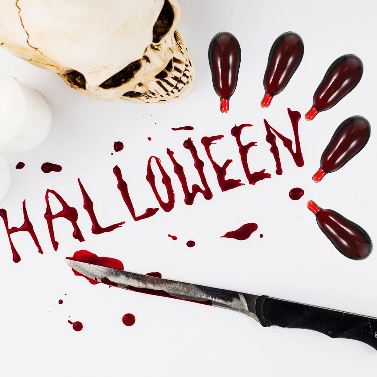 20 capsules de faux sang pour Halloween