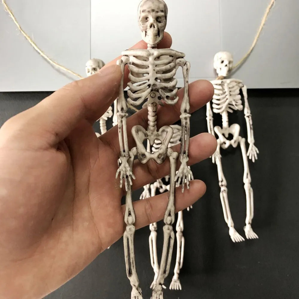 Ornements de squelette à suspendre, lot de 4 pour Halloween
