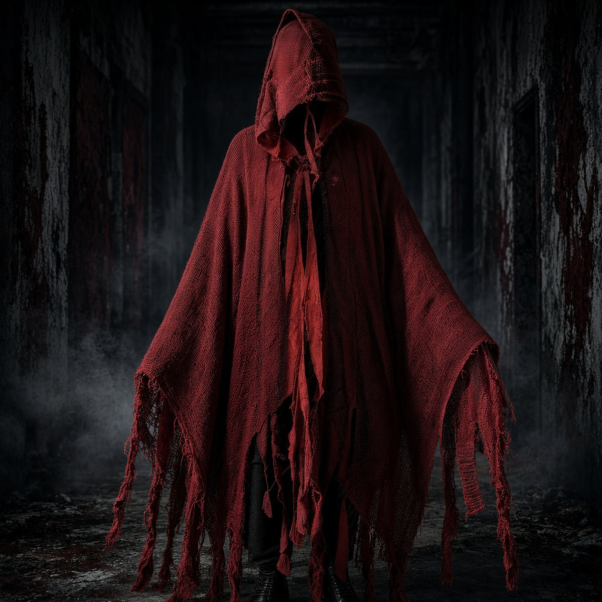 Spectre Déchiré — Cape à capuche adulte